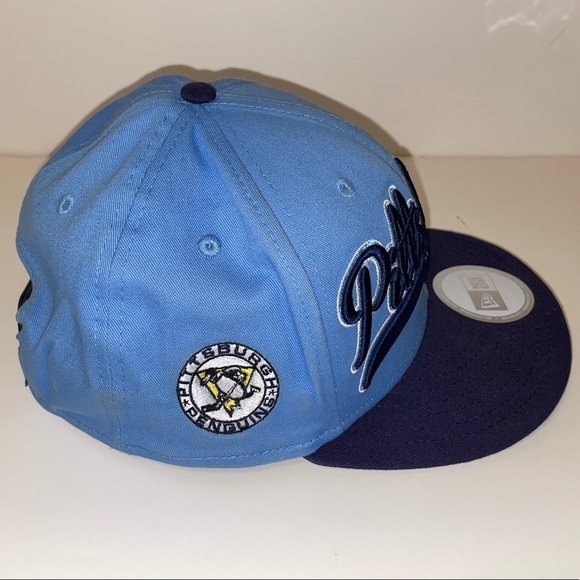 NHL Pittsburgh Penguins Blue Snapback Hat - Picture 3 of 6